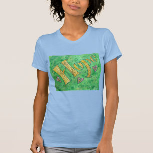 Hoop Word Inspirerend aangepaste Shirten tekenen T-shirt