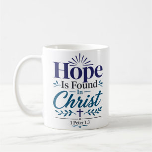Hoop wordt gevonden in Christus Inspirerende hoop Koffiemok