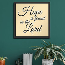 Hoop wordt gevonden in het Poster des Heren