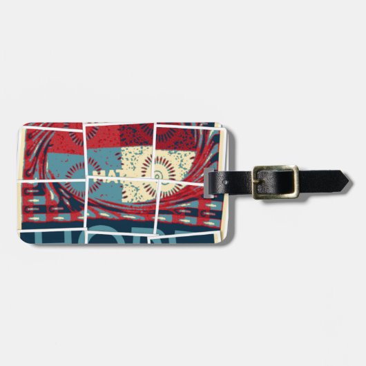 Hoop wordt het wonder mooi mooi Inspirerend Bagagelabel (Voorkant horizontaal)