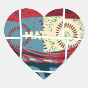 Hoop wordt het wonder mooi mooi Inspirerend Hart Sticker