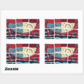 Hoop wordt het wonder mooi mooi Inspirerend Rechthoekige Sticker (Vel)