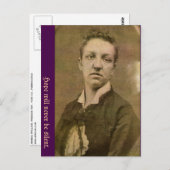 Hoop zal nooit stil zijn briefkaart (Voorkant / Achterkant)