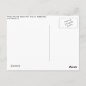 Hoop zal nooit stil zijn briefkaart (Achterkant)