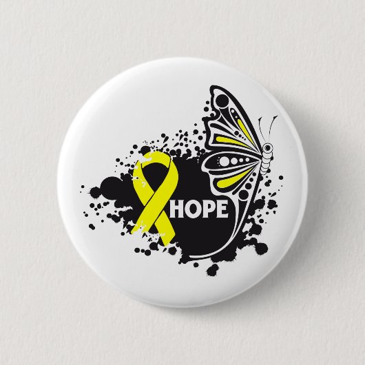 Hoop zelfmoordpreventie Butterfly Ronde Button 5,7 Cm (Voorkant)
