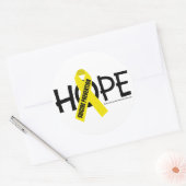 Hoop zelfmoordpreventie ronde sticker (Envelop)