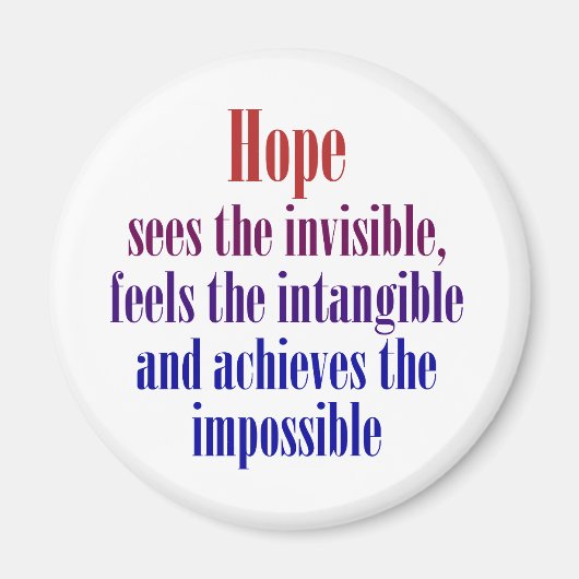 Hoop ziet het onzichtbare magneet (Voorkant)