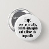 Hoop ziet het onzichtbare ronde button 5,7 cm (Voorkant /achterkant)