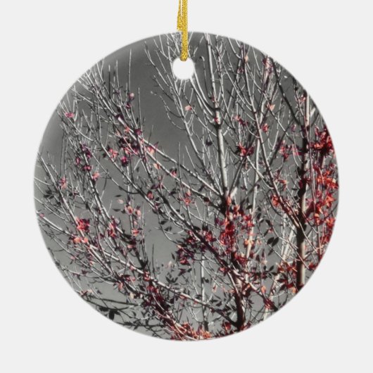 Hoopboom Keramisch Ornament (Achterkant)