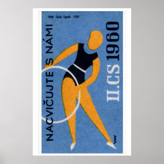 Hoopdansen - Matchbox Print - Tsjechische Kunst aa (Voorkant)