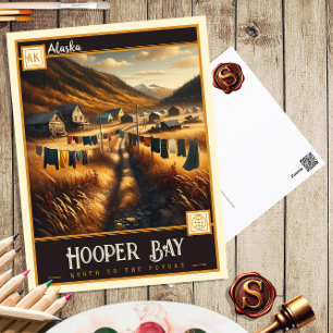 Hooper Bay, Alaska BRIEFKAART