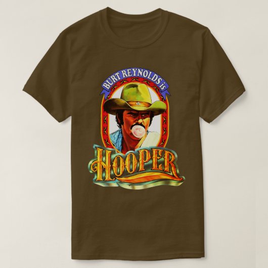 Hooper Burt Reynolds 1978 T-shirt (Design voorkant)