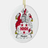 Hooper Family Crest Keramisch Ornament (Rechts)