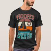 Hooper rijdt de boot chief t-shirt (Voorkant)
