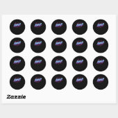 Hooper Slash Ronde Sticker (Vel)