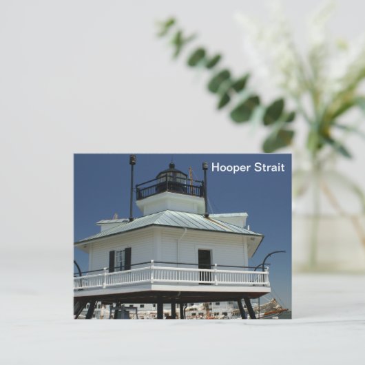 Hooper Strait Lighthouse Briefkaart (Staand voorkant)