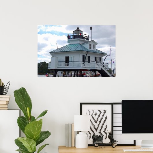 Hooper Strait Lighthouse Poster (Thuiskantoor)