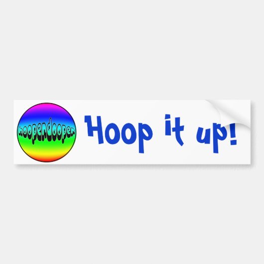 HOOPERDOOPER BUMPERSTICKER (Voorkant)