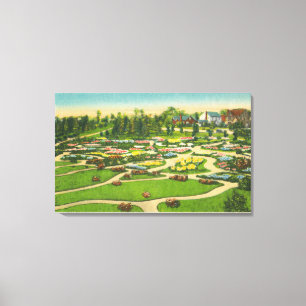 Hoopes Park Perennial Gardens Uitzicht Canvas Afdruk