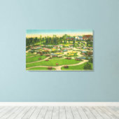 Hoopes Park Perennial Gardens Uitzicht Canvas Afdruk (Insitu (Houten vloer))