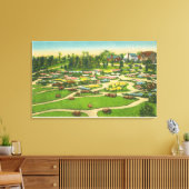 Hoopes Park Perennial Gardens Uitzicht Canvas Afdruk (Insitu (Woonkamer))