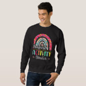 Hoopiest Activity Director Polka Dot Rainbow Happy Trui (Voorkant volledig)