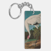 Hooping Crane Birds of America Audubon Print Sleutelhanger (Voorkant Links)