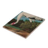 Hooping Crane Birds of America Audubon Print Tegeltje (Zijkant)