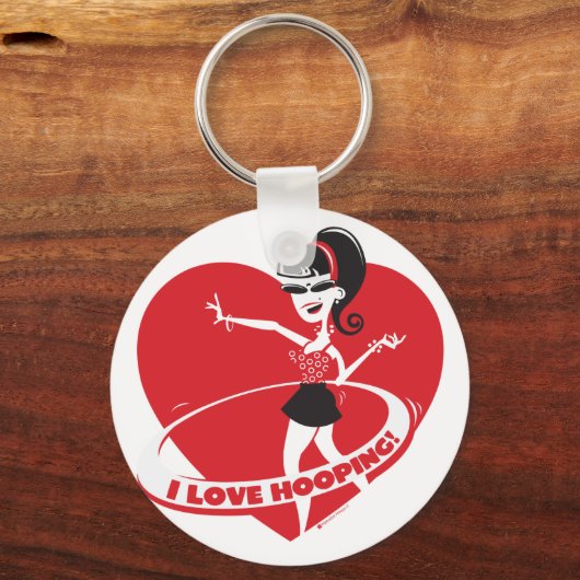 Hooping Diva-sleutelketens Sleutelhanger (Voorkant)