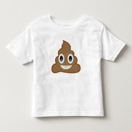 hoopje poep emoji kinder shirts (Voorkant)