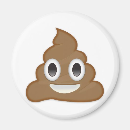 hoopje poep emoji magneet (Voorkant)