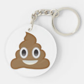 hoopje poep emoji sleutelhanger (Achterkant)