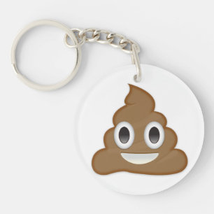 hoopje poep emoji sleutelhanger