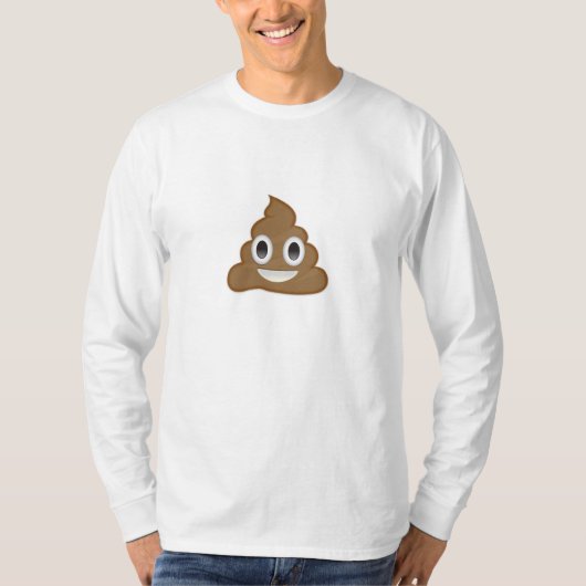 hoopje poep emoji t-shirt (Voorkant)