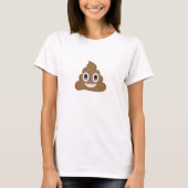 hoopje poep emoji t-shirt (Voorkant)
