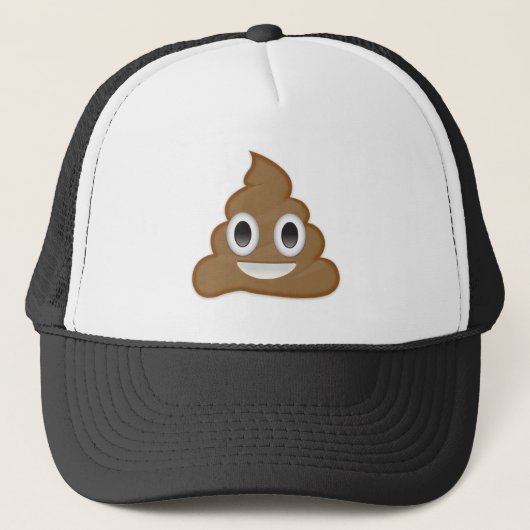 hoopje poep emoji trucker pet (Voorkant)