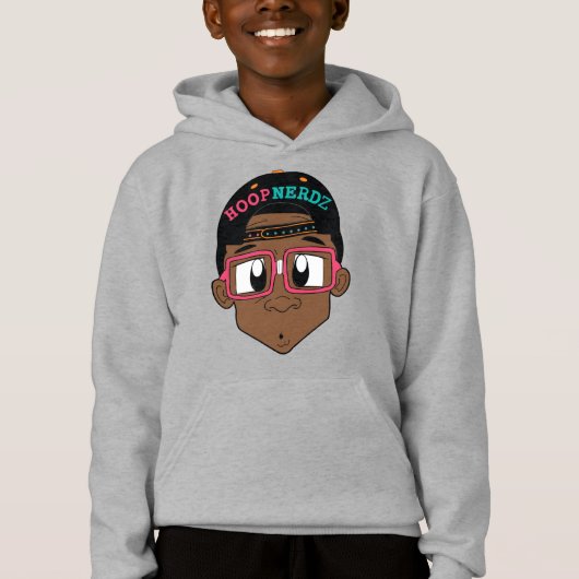 HOOPNERDZ Basketball Custom Avatar Basketball T-sh (Voorkant)