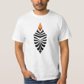 Hoopoe Bird Abstracte kunst T-shirt (Voorkant)