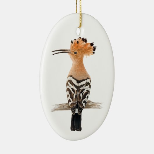 Hoopoe Bird Keramisch Ornament (Rechts)