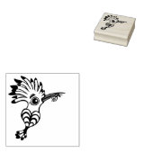 Hoopoe Bird Rubberstempel (Gestempeld)