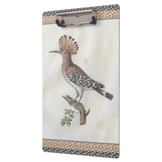  Hoopoe Engraving Klembord (Links)