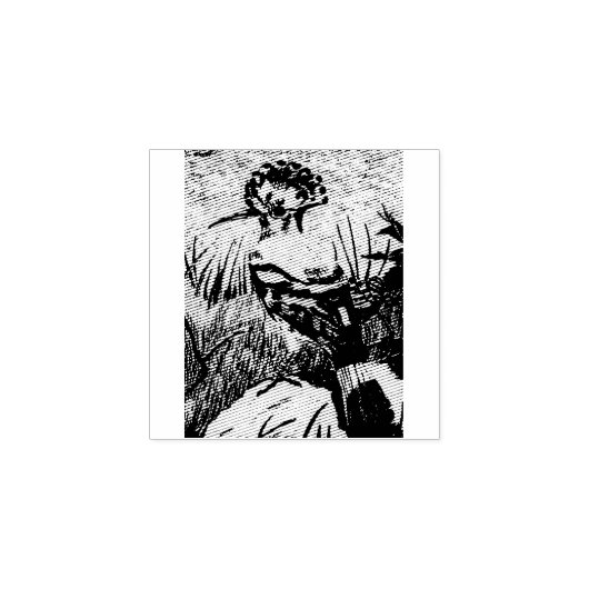 Hoopoe Rubberstempel (Afrduk)