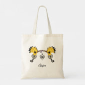 Hoopoe-Tortelduifjes Tote Bag (Achterkant)