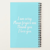 Ho'oponopono Angel Wings Persoonlijk Notitieboek (Achterkant)