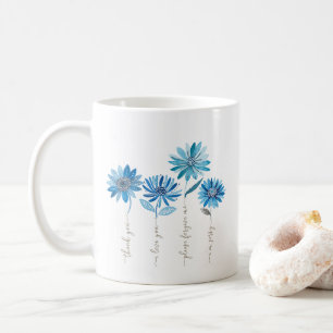 Ho'oponopono & Blue Flowers Koffie Mok
