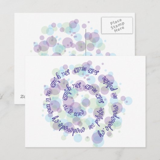 Ho'oponopono Briefkaart (Voorkant / Achterkant)