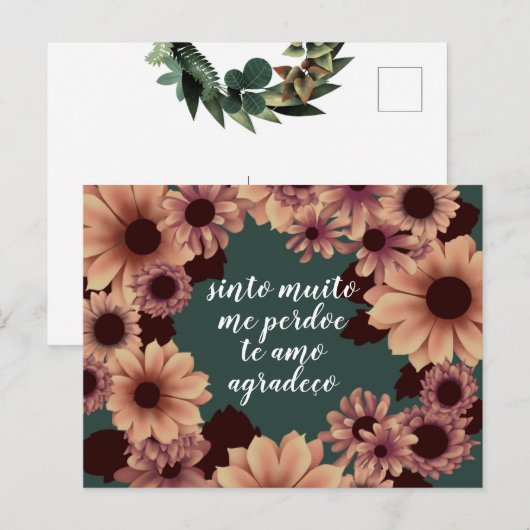 Ho'oponopono Briefkaart (Voorkant / Achterkant)