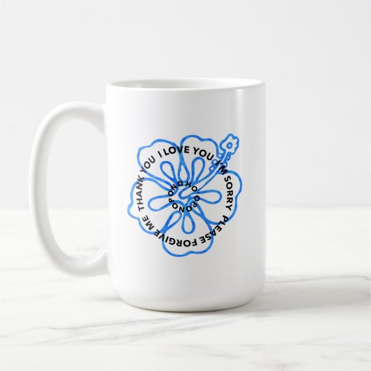 Ho'oponopono Gebed Ik hou van je Koffiemok (Links)