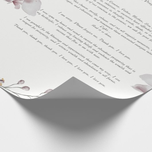 "Ho'oponopono Gebed inpakpapier (Hoek)