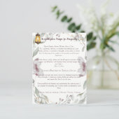 Ho'oponopono gebed voor welvaart briefkaart (Staand voorkant)